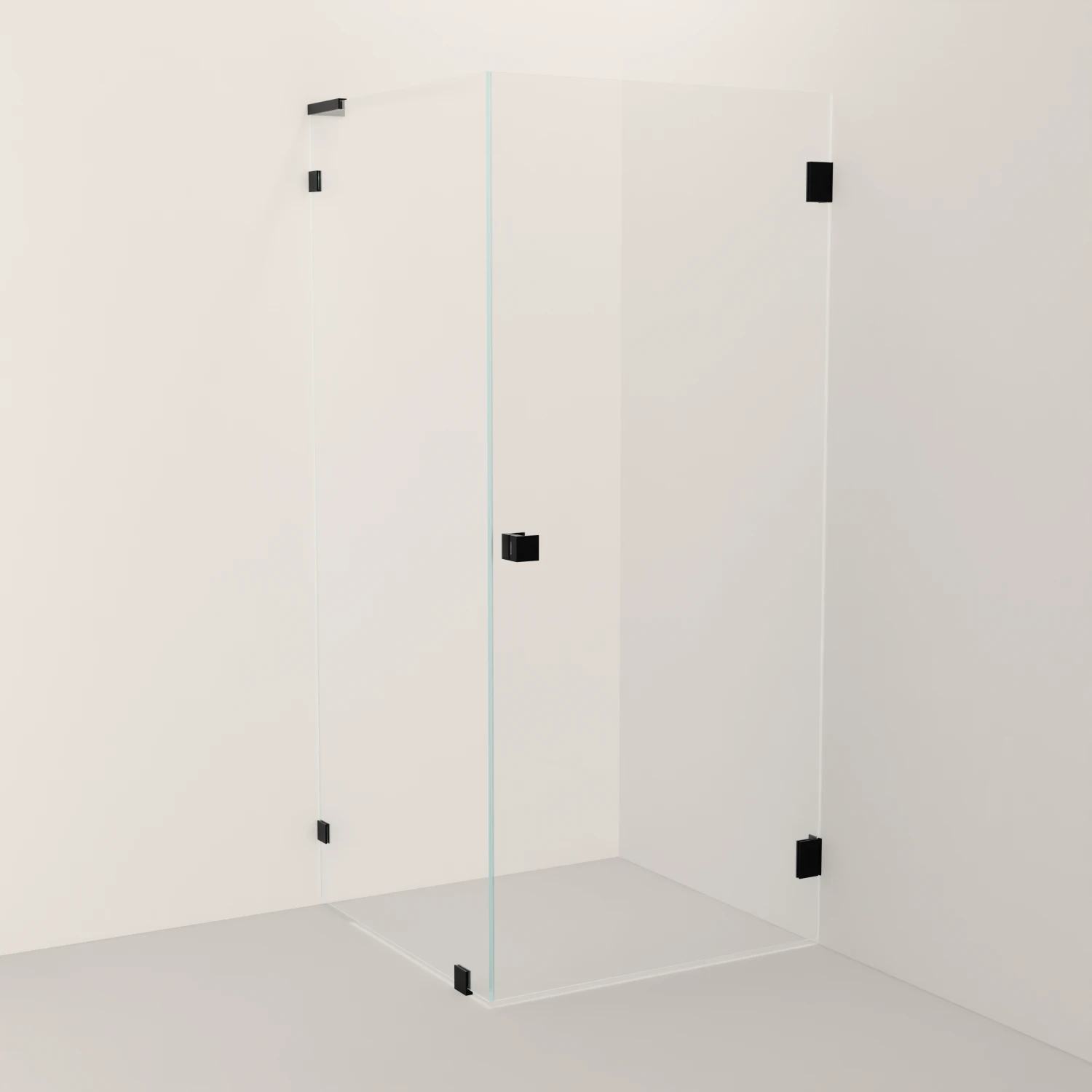 Dør og Glassfelt uten magnetlist