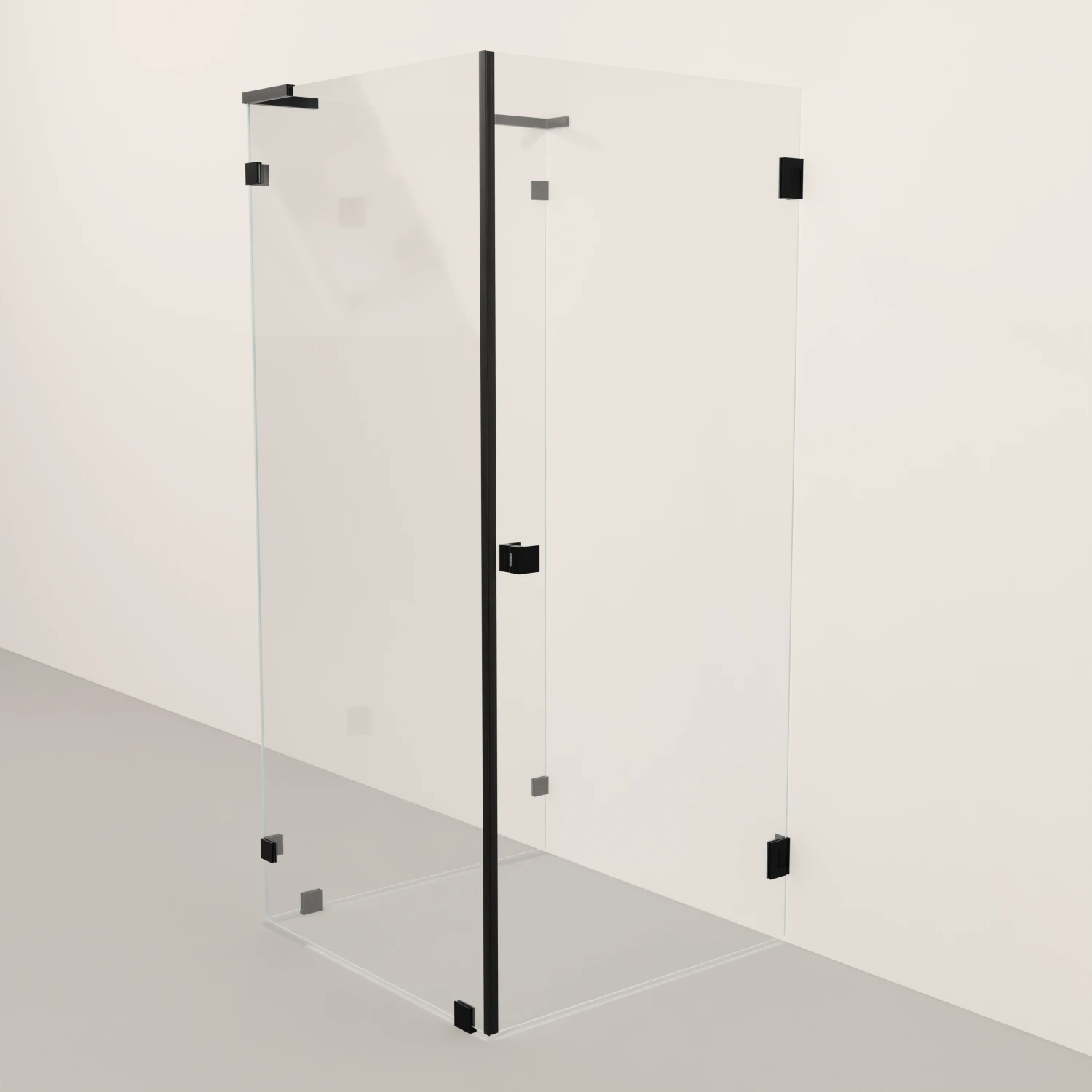 Fast glass - Fast glass - Dør med magnetlist (4b)